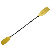 카약 패들 (투 피스 분리형) 7 ft (210cm), 황색 블레이드